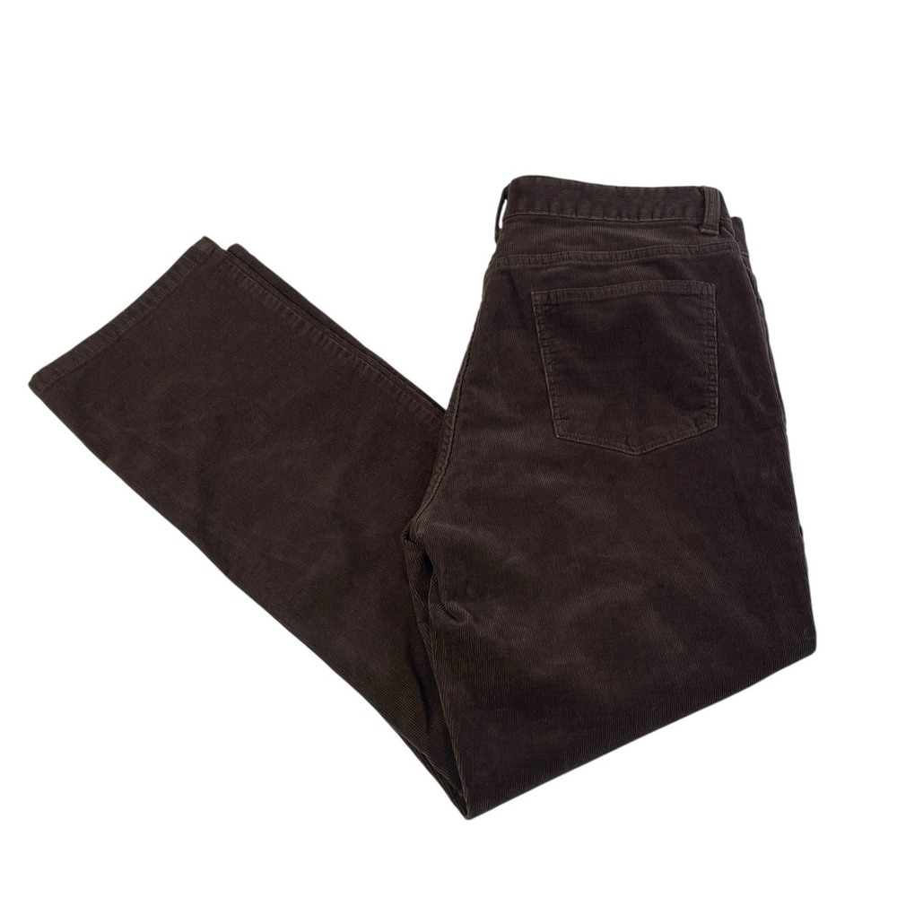 Talbots Petite Brown Corduroy Pants Heritage 14 Petite Fall Classic - Picture 8 of 9